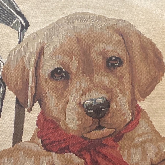 Vintage Crown Textile Co., LTD Labrador dog golf pillow decorative feather fill - Picture 10 of 16